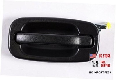  Rear Left Driver Side Black Door Handle for Cadillac Escalade, Chevrolet 