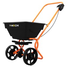 25KG Rotary Spreader Fertiliser Grass Salt Gritter Seed Lawn Garden Variable
