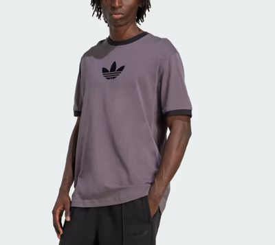 Adidas Adicolor Loose 2000s Cali Tee Grey Strata Black JX1511 | eBay