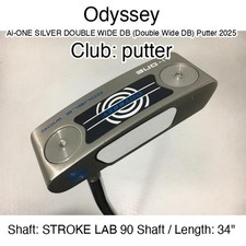 Odyssey Ai-ONE SILVER DOUBLE WIDE DB Double Wide DB Putter 2025 putter Putter