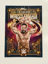2026 Topps WWE Wrestlemania LA KNIGHT 001/399 Las Vegas Exclusive Green WM-27