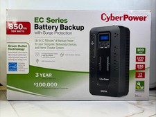 EC850LCD Ecologic UPS Battery Backup and Surge Protector, 850VA/510W, 12 Outl...