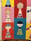 Handmade Patchwork Cotton Girls Around The World Quilt — photo 3
