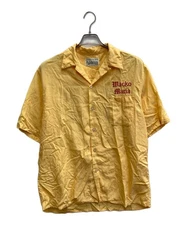 WACKO MARIA 50s S/S SHIRT Size: L Men Yellow