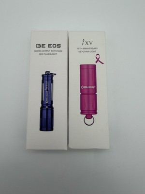 OLIGHT i3E EOS Regal Blue 90 Lumens AAA Battery Flashlight RARE