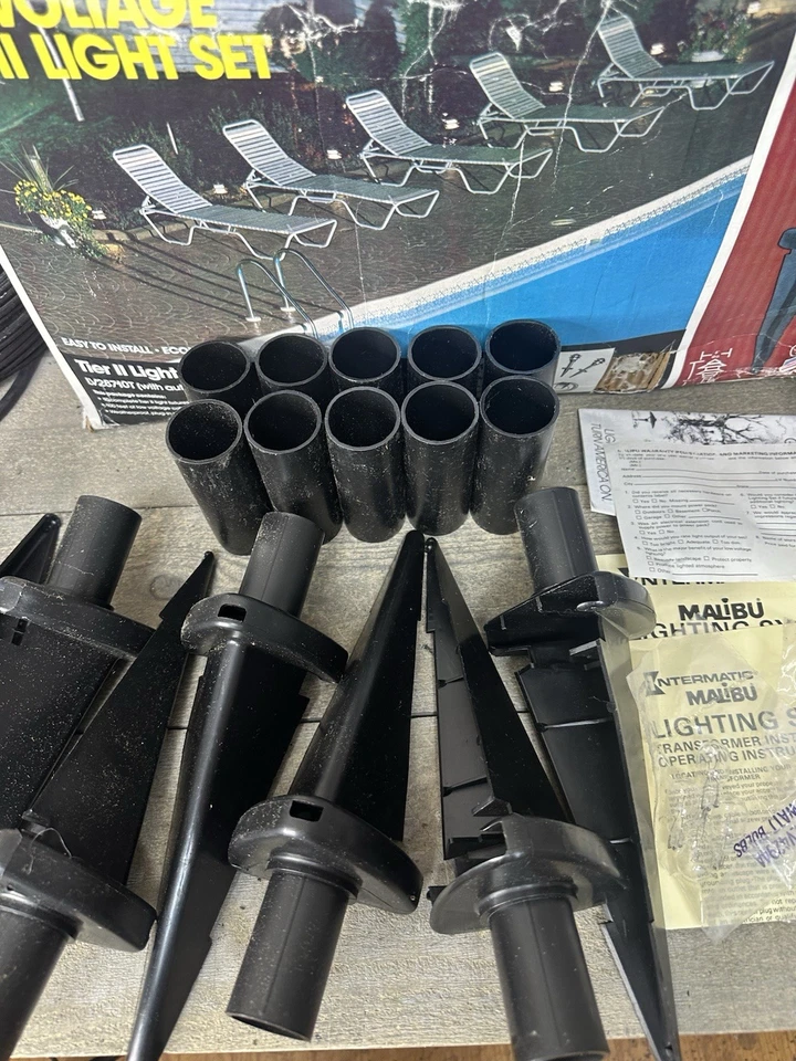 Intermatic Malibu Tier II LV28710T Low Voltage Pathway Light Set Of 9 With Timer - Image 3 of 4