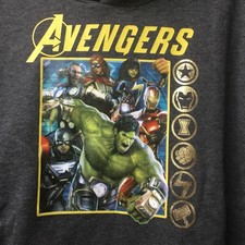 Marvel Boy's Avengers Hoodie Size S Marvel Avengers Team Squares