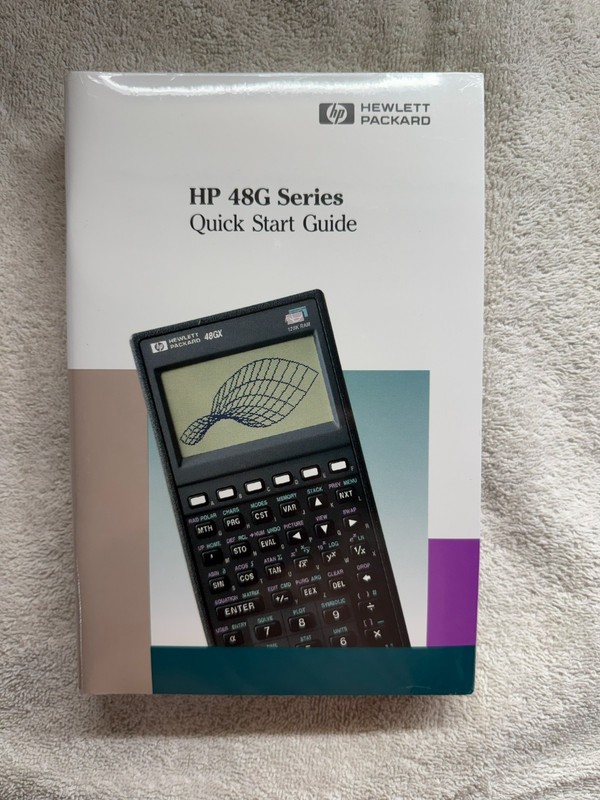 NEW HP48G Series Hewlett Packard User’s Guide and Quick Start Guide SEALED