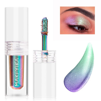 Glitter Liquid Eyeshadow Chameleon Metallic Eyeshadow Multicolor Shifting Long L
