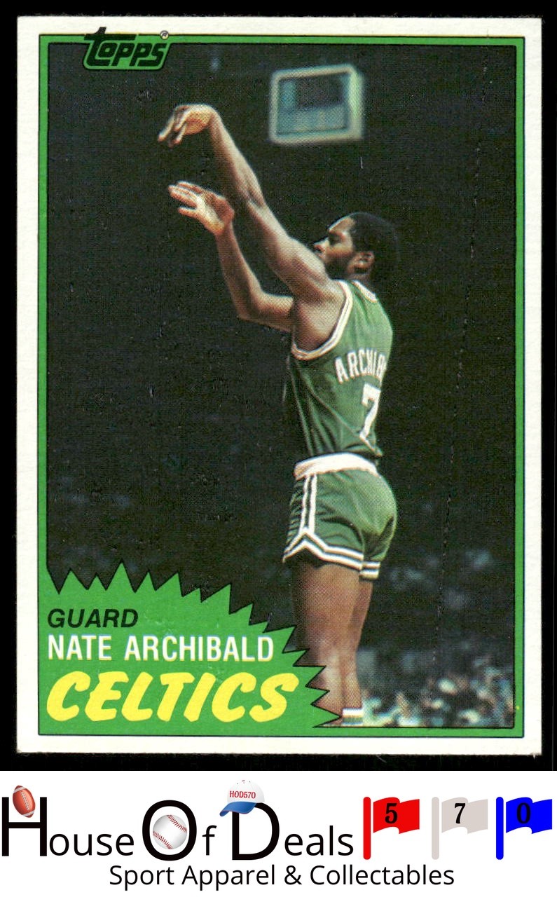1981-82 Topps #3 Nate Archibald Boston Celtics Basketball Card