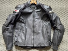 Ducati By Dainese Dark Armorleather Motorcycle Road Racing Jacket Mint Eu 52 Ducati By Dainese Dark Armorleather Motorcycle Road Racing Jacket Mint Eu 52
