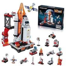 WEMEMORN Space Exploration Shuttle Rocket Toys for 6 7 8 9 10 11 12 Year Old 