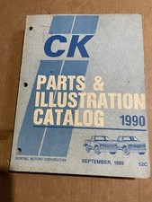 1990 Chevy Truck Ck Parts Illustration Catalog September 1989 52c