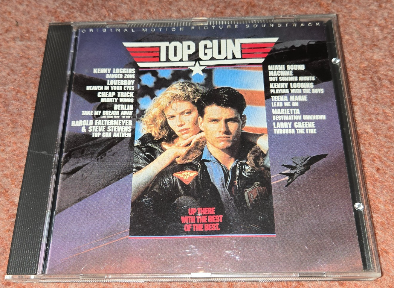 Top Gun - Original Soundtrack CD Album - 1986 Sony Music - Kenny Loggins