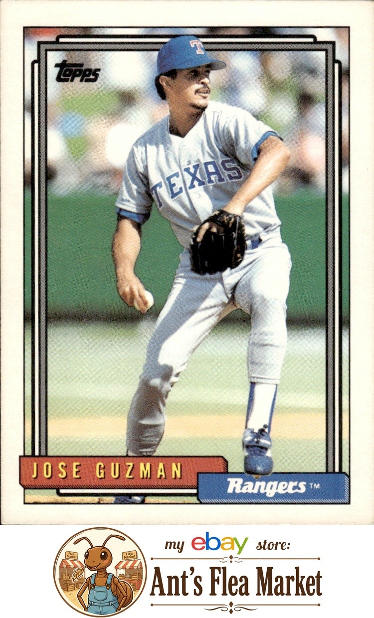 Jose Guzman #188 Very Good 1992 Topps