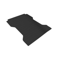Black Rubber Horizontal Line Truck Bed Floor Mat Liner v2 Compatible with 05-...