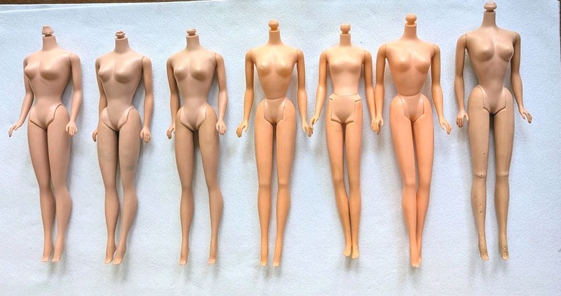 Vintage Barbie Francie Bodies Doll Body Lot TLC Japan TNT Straight Leg American