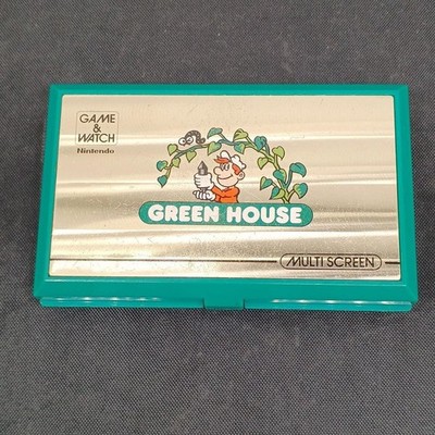Nintendo Game & Watch Green House GH-54 Multi Screen 1982 Vintage