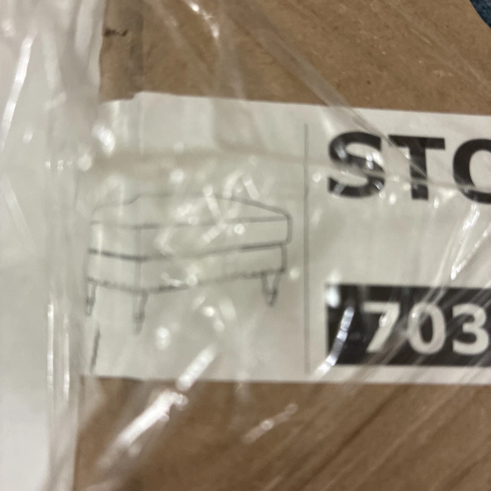 Ikea STOCKSUND Footstool / Ottoman Cover Slipcover LJUNGEN BLUE 703.197.40 - Image 2 of 4