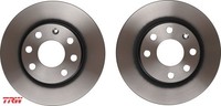 2X Bremsscheibe TRW DF1607 2 Bremsscheiben Vorderachse Vorne FüR Opel