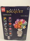 NEW, Block Bouquet VASE Building Block Set 129 Pieces Use With Flower Bouquet