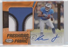 2018 Certified Freshman Fabric Signatures Mirror Orange Kerryon Johnson Auto tm7