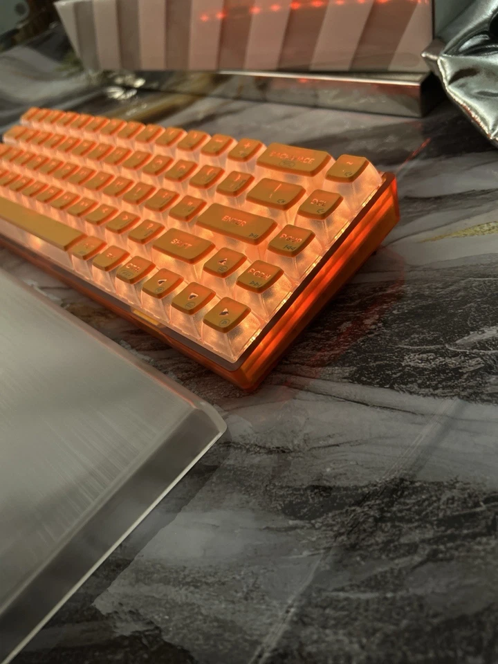 Unboxing Soda Orange 68 Key RGB Clicky Mechanical Wireless Gaming Keyboard - Image 4 of 4