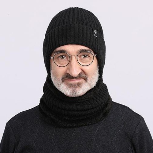 Dad Warm Trapper Hat Hat with Neck Warmer Unisex Hat Windproof - Picture 7 of 10