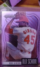 2021 Panini Prizm - Old School Bob Gibson #OS-3 Silver Prizm