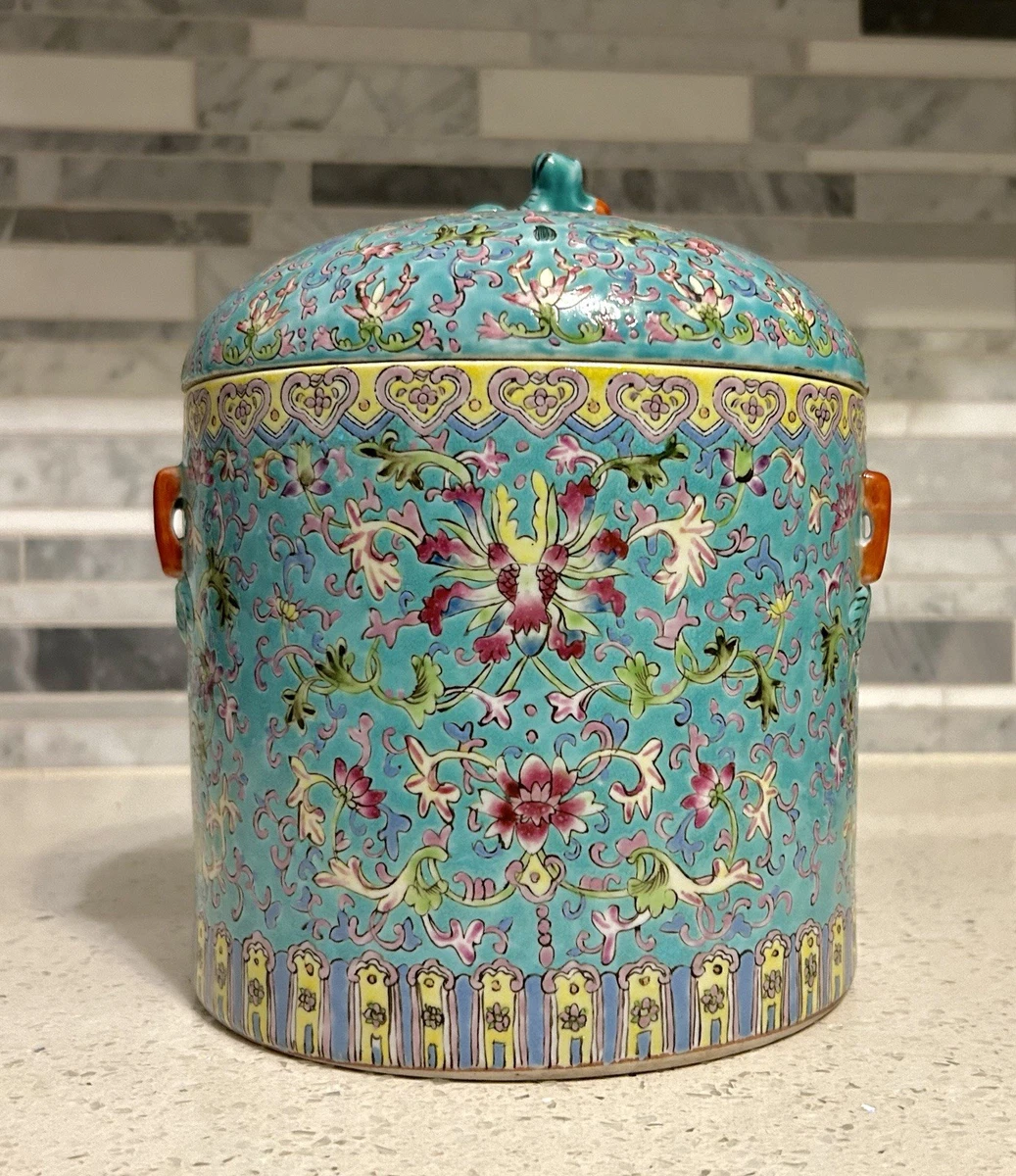 粉彩玫瑰JAR 在中国古董花瓶| eBay