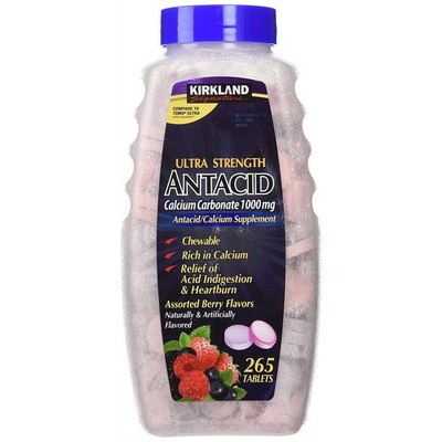 Kirkland Signature Antiacido ultra forte frutti di bosco assortiti 265 compresse