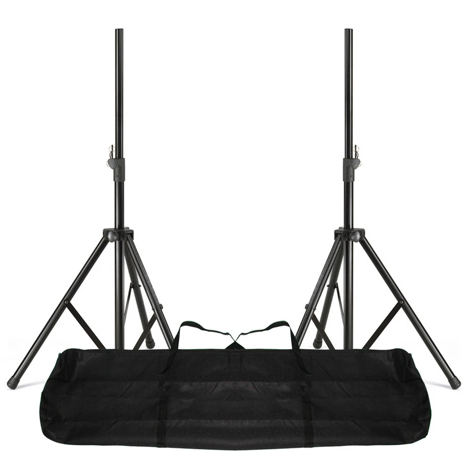Vonyx LS01K PA Speaker Stand Tripod Set with Carry Bag - Adjustable Height