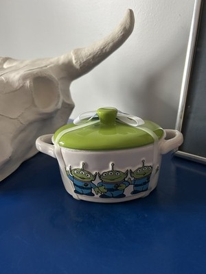 Rae Dunn X Pixar Disney PREPARE TO BE CHOSEN Aliens Mini Baking Crock NWT