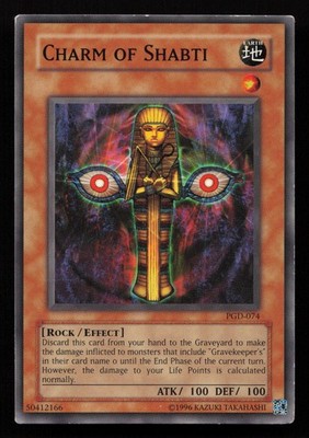 Charm of Shabti PGD-074 Common / Short Print Pharaonic Guardian Yu-Gi-Oh HP