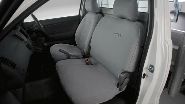 Toyota Hilux Front Canvas Seat Covers Bucket Bench Seats Workmate GENUINE NEW