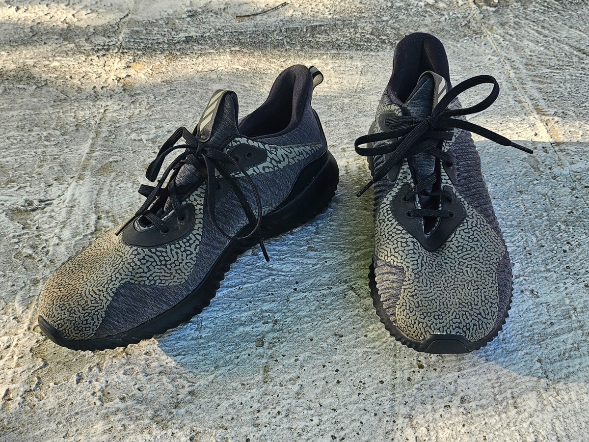 Adidas Men Sneaker Athletic Sport lace Up Shoes BOUNCE Black/Gray Size 8.5 Adidas Men Sneaker Athletic Sport lace Up Shoes BOUNCE Black  main image 3