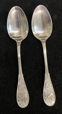 Tiffany Japanes 純銀　ティースプーン Pair 