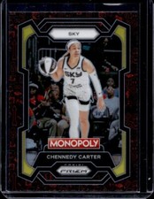 2024 Panini Prizm Monopoly WNBA - Chennedy Carter #52 Classic Icons Red Prizm