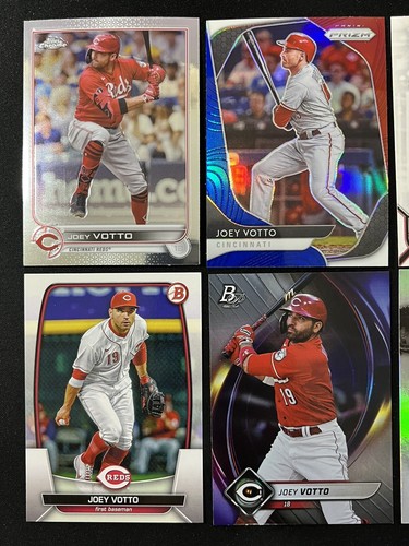 6 Card Baseball Lot Joey Votto Cincinnati Reds Parallel , Insert , Chrome & More - Picture 2 of 6
