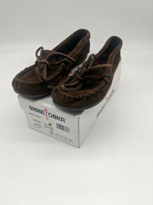 Boy's Slippers Minnetonka Kids Boy's Moc (Toddler/Little Kid/Big Kid) Size 3