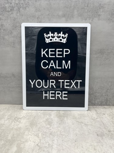 Personalised Keep Calm Sign | Custom Keep Calm and Carry On Sign - Picture 3 of 4