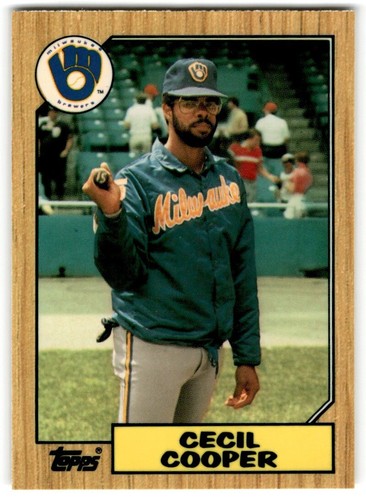 1987 Cecil Cooper #10