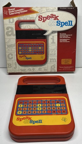Instrumentos clásicos Speak & Spell Texas/caja no funciona y manual para piezas - Imagen 2 de 12