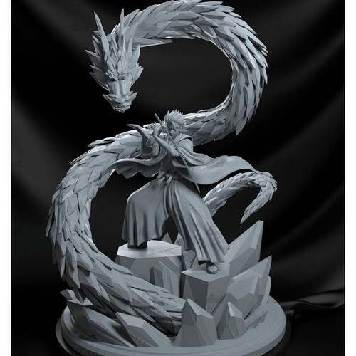 Bleach 日番谷冬獅郎 Unpainted 3d Blank Kit Model Gk Resin Figure 40cm Hot Toy New Ebay