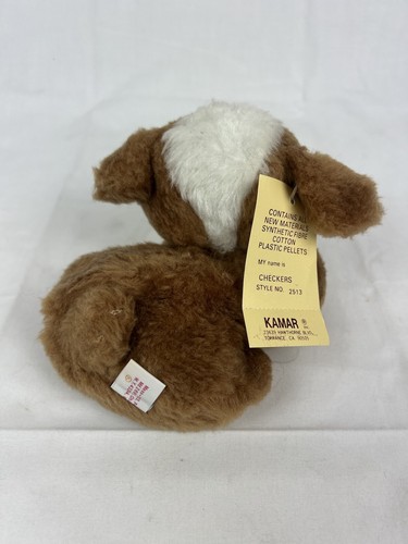Vintage Stuffed animal plush Kamar  English Bulldog Puppy Dog - Picture 2 of 5