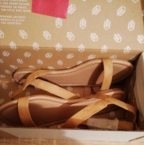 CALL IT SPRING Ladies Bellana Flat Sandal New With Box RRP €90 Brown Size UK3 - Picture 5 of 6