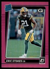 Eric Stokes 2021 Prizm Pink Green Bay Packers #251 Rookie