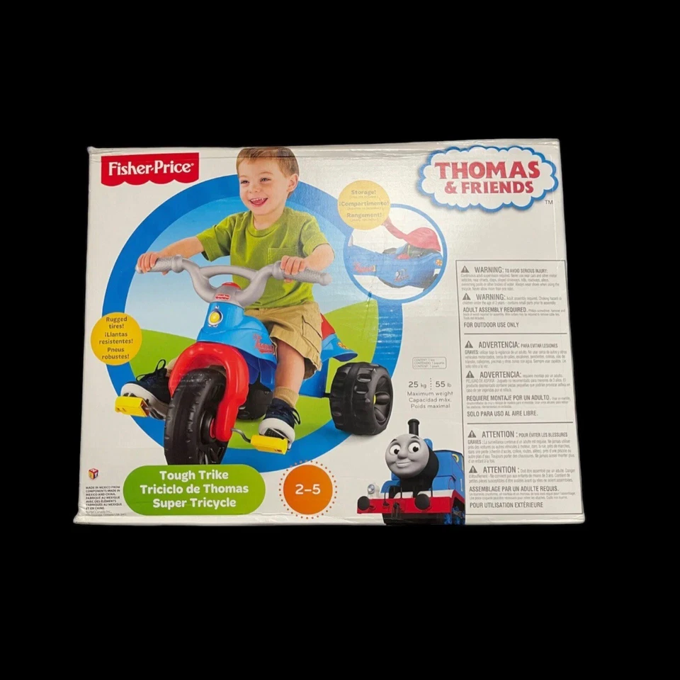Fisher-Price Thomas & Friends Triciclo Resistente Triciclo Paseo en Bicicleta de Juguete Nuevo Foto 3 de 4