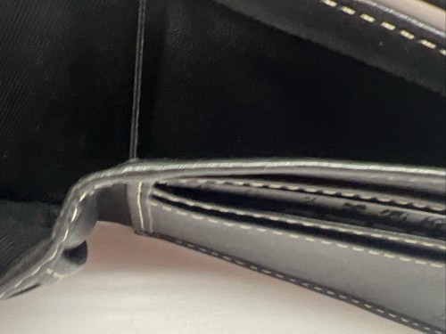 Steve Madden Men Billfold Black Leather Wallet With Back ID RFID Protection - Picture 5 of 10