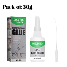 100g Welding High-Strength Oily Glue Universal Super Glue Gel Instant Bonding US